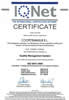 Certificado ISO 9001:2000  por IQnet